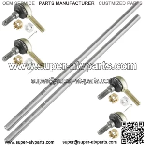 Fits Polaris Sportsman 1000 Tie Rod End and Tie Rod Kit 2015 2016 - 2021 2 Set (For: Polaris)