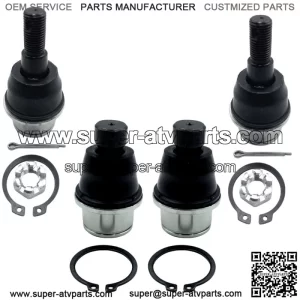Ball Joint For Can Am Can Am Maverick X3 R RR 2017 - 2022 Upper Lower 4 Pcs Set