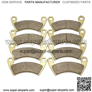 Master Chen Front Rear Brake Pads Brakes for Polaris RZR XP 1000 2014-2017 / RZR-4 XP 900/800 Ranger 6X6 EFI/Ranger 700 Crew FA452FR MC0408-PAD