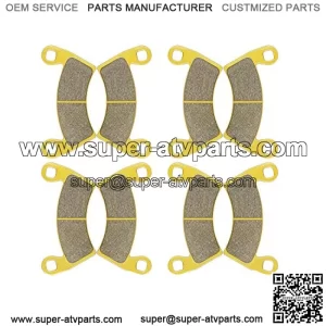 Front & Rear Brake Pads Fits for Polaris RZR XP 1000 EPS 2014 2015 2016 2017 2018 2019 2020 2021 2022 Replace 1911228/1912508/2205949 (4 Sets)