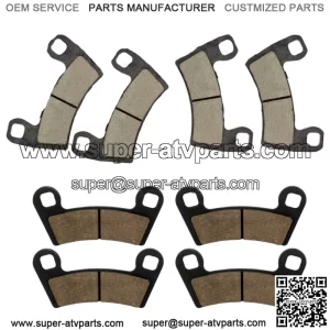 Front And Rear Brake Pad for Polaris RZR S 1000 Eps 2017/RZR S 900 Eps 2015-2017 (For: Polaris)