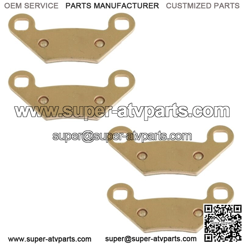 2x Front or Rear Brake Pads Polaris Scrambler 850 XP 13-2022/ 1000 XP S 14-2018 (For: Polaris) - Image 3
