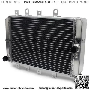 Aluminum ATV Radiator For Yamaha YFM550 YFM700 Grizzly 550/700 2009-2014 1HP-E2460-00-00