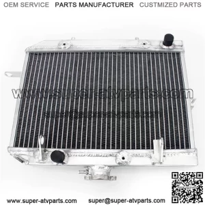 Aluminum ATV Radiator For Honda TRX650FGA Fourtrax Rincon Gpscape 2004-2018 19010-HN8-A61