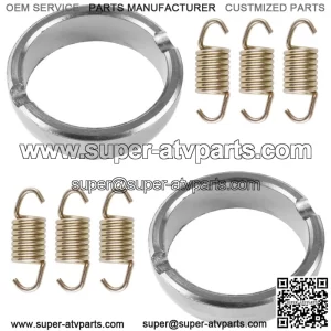 Exhaust Spring & Muffler Gasket Seal For Polaris RZR XP 1000 EPS 2014 (For: Polaris)