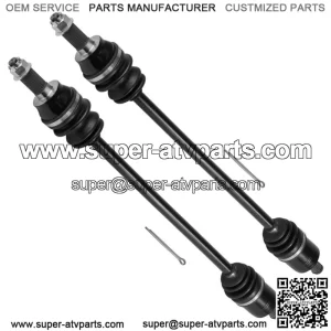 Front Left And Right CV Joint Axles for Polaris RZR XP 4 1000 Eps 2014-2016 (For: Polaris)