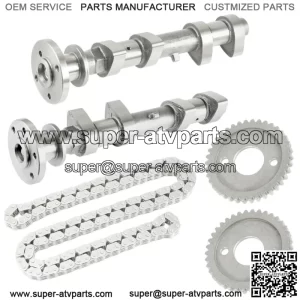 Intake Exhaust Camshaft w/ Timing Chain Sprocket for Polaris RZR XP 4 1000 15-21 (For: Polaris)