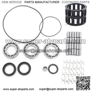 Front Differential Roller Cage Bearing & Seal Kit for Polaris Sportsman 450 HO 2016-2017 / Sportsman 570 2015-2017