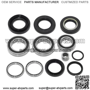 Rear Differential & Axle Bearings Seals Kit For Honda Rancher 420 TRX420 2007-2013
