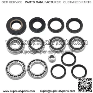 Rear Differential & Axle Bearings Seals Kit For Honda TRX250 Recon 250 Sportrax 250 TRX250X 1997-2017