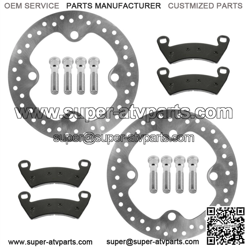 2 Front or Rear Brake Disc w/ Pad for Polaris RZR XP 1000/ RZR XP 4 1000 2014-21 (For: Polaris) - Image 5