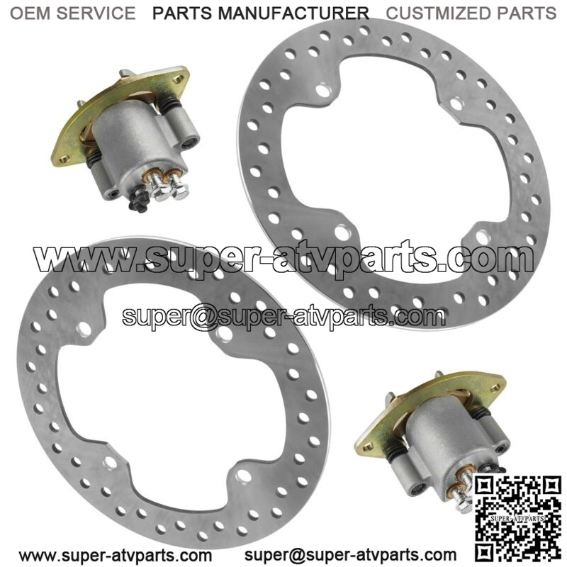 2x Rear Brake Disc & Caliper For Polaris Scrambler XP 1000 2014 (For: Polaris) - Image 5