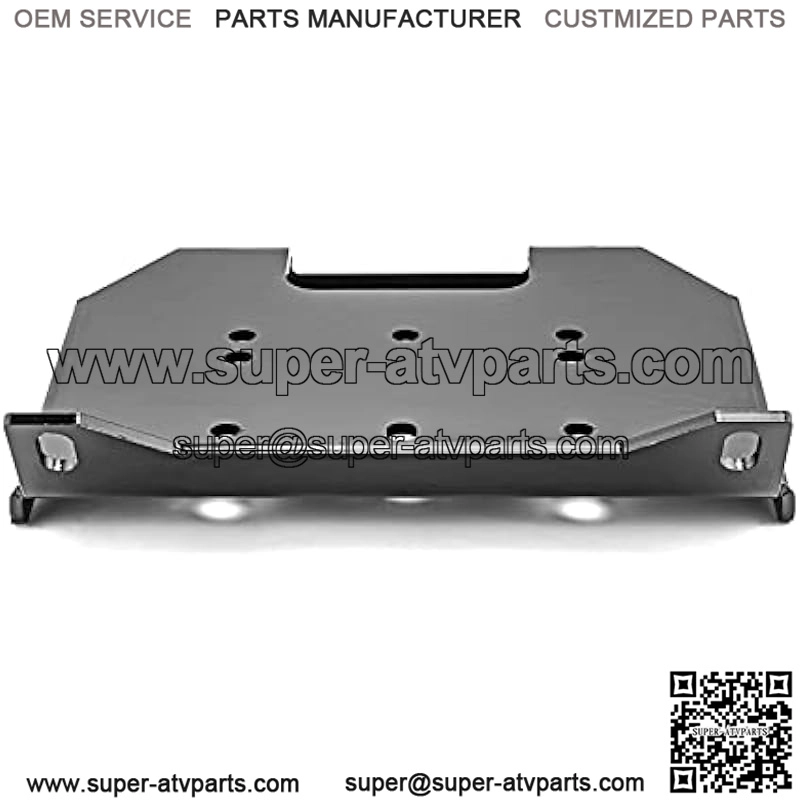 Winch Mount Plate Bracket Kit Compatible with 2014-2019 Polaris RZR 900/1000/XP Turbo?& General 1000 EPS - Image 3