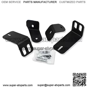 A-Pillar Roll Bar Upper Over Hood Mounting Brackets Compatible with 30" LED Light Bar Compatible with Polaris RZR 900 900S 1000 Turbo