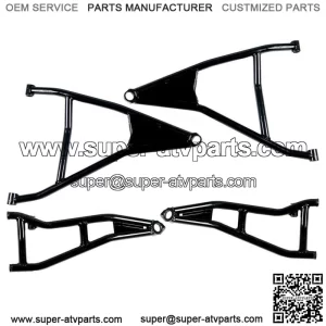 Fit for Can-Am Maverick X3 2017 up+ High Clearance A-Arms 72" Body Black