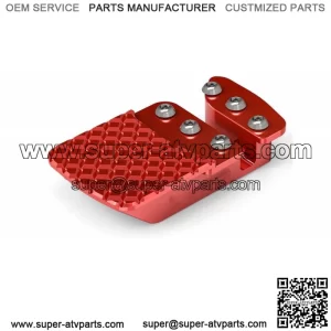 For Can-Am Maverick X3 MAX RR & R Enlarged Brake Pedal Extender 2017-2023 Red