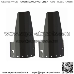 Can Am Maverick X3 XDS XRS Shock Guards Aluminum CNC Cut 2017-2018 Black