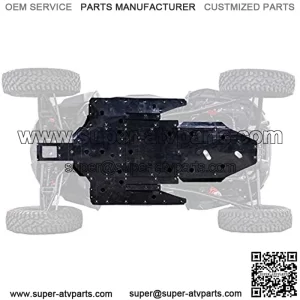 Heavy Duty 1/2" ARMW Full Skid Plate for Polaris RZR XP Turbo S (2019+) - Full Machine Protection!