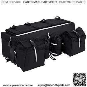 ATV Saddle Bag Gear Bags Snowmobile Bag ATV Rear Rack Bag Luggage Storage Gear Pack for Motocross Snowmobile