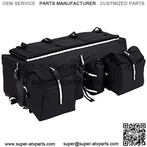 ATV Rear Bag, Universal Car Cargo Rear Rack Gear Bag Luggage Storage Saddle Bag for Traveling