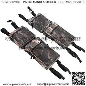 VGEBY Bolsa de Rejilla Trasera de 2 Piezas, Bolsa de Transporte para Motos de Nieve ATV, Bolsa de Paquete UTV para veh??culos Todo Ter, Accesorios para Motocicleta con Bolsillo de Carga