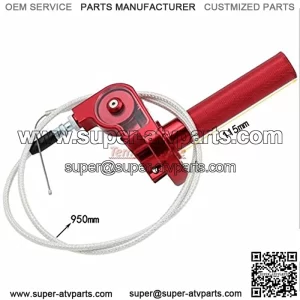 Templehorse Aluminum 7/8'' Throttle Grip Quick Twister + Throttle Cable CRF50 70 110 125 250 Dirt Pit Bike