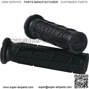 233926-0001 Black Radial Full Waffle ATV Grips