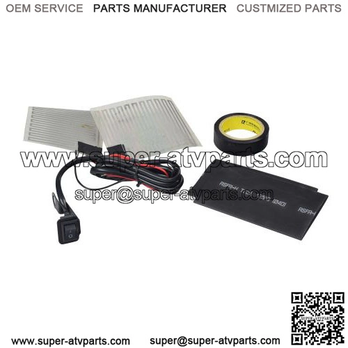 12 Volt Heated Grip Pad Kit for Scooters, ATVs, & Dirt Bikes