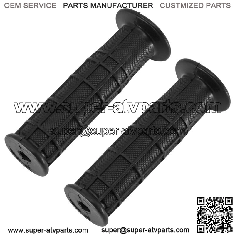 2x Handlebar Grips For Kawasaki PRAIRIE 700 2004 2005 2006 New - Image 3