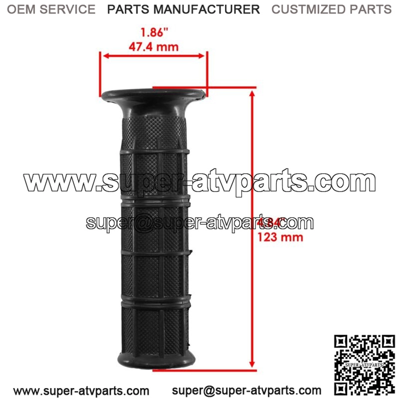 2x Handlebar Grips For Kawasaki KFX450R 2008 2009 2010 2011 2012 2013 2014 - Image 2
