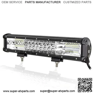 15 inch 216W Triple Row Spot Flood LED Light Bar Waterproof LED Work Diving Lights for Off Road Jeep ATV AWD SUV 4WD 4x4 Pickup