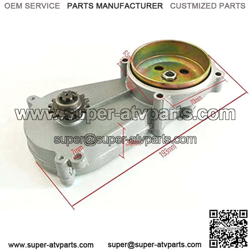 14T Drum Housing Gear Box Clutch Sprocket Kit Fit For 47cc 49cc Mini Pocket Quad Dirt Bike ATV Parts - Image 2