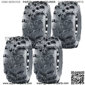 Set of 4 WANDA ATV UTV Tires 27x9-12 27x9x12 6PR Super Lug Mud ??