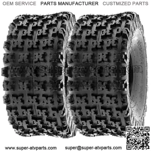 20x11-8 20x11x8 ATV UTV Tires 6 PR Tubeless A027 [Set of 2]