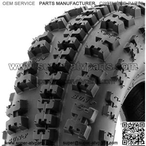 19x7-8 Replacement Tubeless 6 PR ATV UTV Tires A027 [Single]