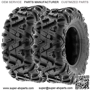 A033 ATV UTV Tires Set of 2 ,6 Ply (25x10-12)