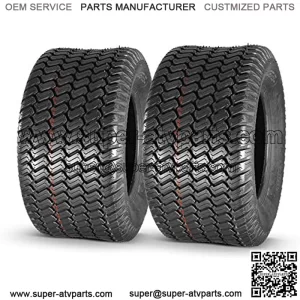 20x10.00-10 Turf Tires for Lawn & Garden Mower Tractor 20x10x10 20x10-10 4 Ply, Set of 2