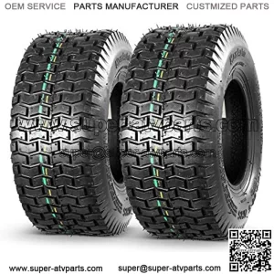 2 Pcs 11x4X5 11x4.00-5 Turf Tire for Lawn & Garden Mower, P512 LRA