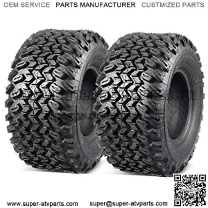 2 Pcs All Trail Tire 22x11.00-10 Lawn Mower Golf Cart Tire for Hilly Terrian 6Ply