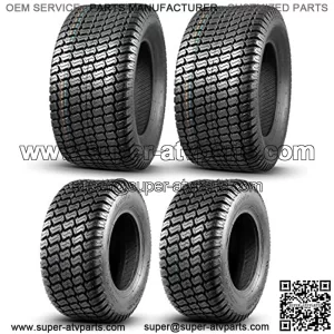 Set of 4 Lawn Mower Turf Tires 16x6.5-8 Front & 23x10.5-12 Rear 4PR Tubeless