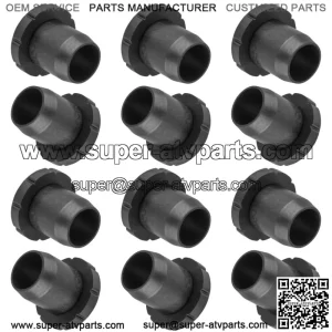 12x Rear Lower Upper A-Arm Bushings w/ Seal For Polaris Hawkeye 400 HO 4X4 2012