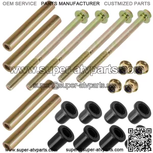 Rear Upper Lower Control Arm Bushing Kit For Polaris Sportsman 550 Touring 11-14