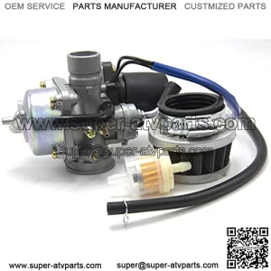90CC Carburetor 2 Stroke with 35mm Air Filter for Dinli 2 Stroke 50cc 70cc 90cc 100cc 110cc ATV Carb - 90CC Carburetor 2 Stroke by BOOTOP