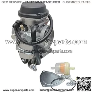 OXINGDA Motocicleta 36 mm PD36J Carburador Ajuste for ATV KFX 400 UTV LTZ400 Piezas de carburador (Color : Silver)