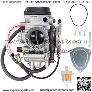 PD33J Carburetor Compatible with Yamaha YFM350 YFM400 Kodiak Big Bear 400 Bruin 350 Grizzly 350 450 Wolverine 350 Bombardier Traxter 500 Carb