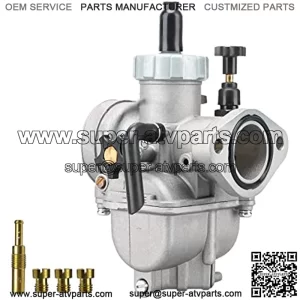 PE19mm Carburetor, fit 90cc 100cc 110cc 125cc Flange Carburetor with Carb Jets for YAMAHA KAWASAKI SUZUKI Apollo Dirt Bike Mini Bike CG125 CG150