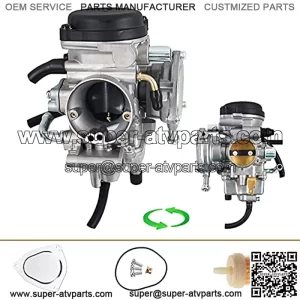 Carburetor with Heater for Bombardier Can-Am Outlander 330 (2004-2005), Max 400 (2004-2008) 4X4 ATV Carb 707000402, 707200190, 707200230