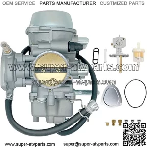 YFM660 Carburetor for Yamaha Grizzly 600 1998-2001 1999 2000 YFM600 Grizzly 660 2002-2008 YFM660 600 4x4 ATV Carburetor Carb with Fuel Valve Switch