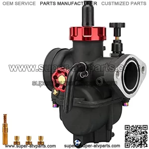 Carburetor PE24mm, fit 100cc??125cc Flange Motorcycle Engine with Carb Jets for YAMAHA KAWASAKI SUZUKI Apollo Dirt Bike Mini Bike SSR TTR KYMCO SYM TAOTAO CG125/CG150