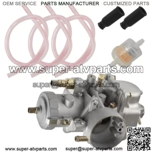 Carburetor Replaces Mikuni VM32 Round Slide VM Series Cable Choke